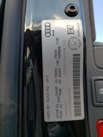 Photo 10 from auction – 2018 AUDI S4 PRESTIG with VIN WAUC4AF4XJA002686