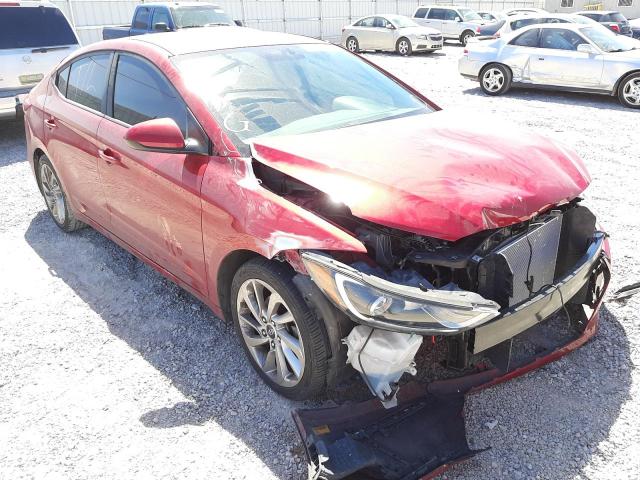 HYUNDAI ELANTRA SE 2017 with VIN 5NPD74LF0HH166327 - Photo from auction