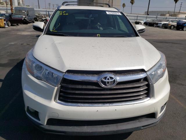 Photo 9 from auction – 2016 TOYOTA HIGHLANDER with VIN 5TDJKRFH7GS344934