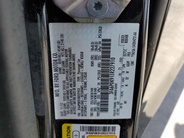 Photo 10 from auction – 2014 FORD FUSION TIT with VIN 3FA6P0K91ER227910