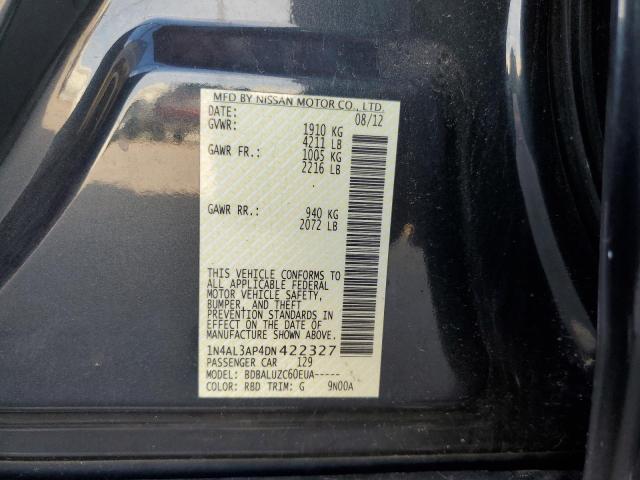 Photo 10 from auction – 2013 NISSAN ALTIMA 2.5 with VIN 1N4AL3AP4DN422327