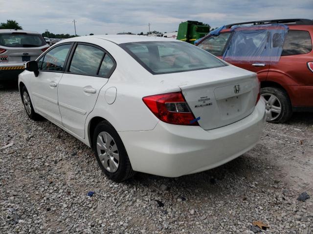 Photo 3 from auction – 2012 HONDA CIVIC LX with VIN 19XFB2F56CE002804