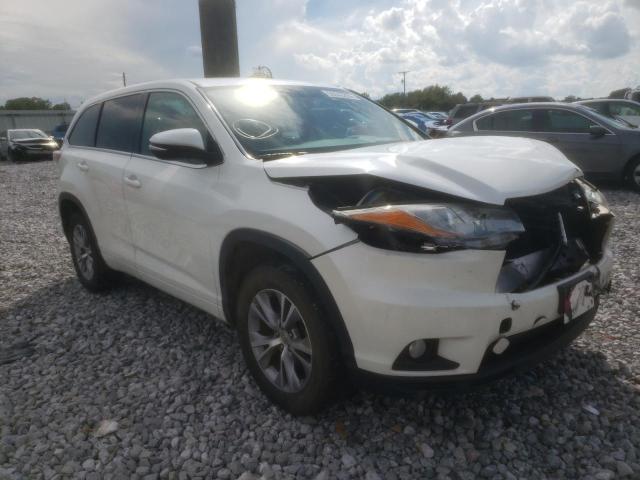 TOYOTA HIGHLANDER 2015 with VIN 5TDZKRFH1FS080403 - Photo from auction