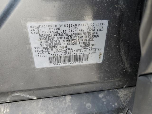 Photo 10 from auction – 2020 NISSAN KICKS with VIN 3N1CP5BV5LL550836