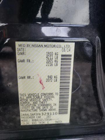 Photo 10 from auction – 2015 NISSAN ALTIMA 2.5 with VIN 1N4AL3AP3FN329110