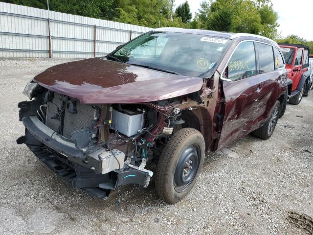 Photo 2 from auction – 2019 TOYOTA HIGHLANDER with VIN 5TDJZRFH8KS737670