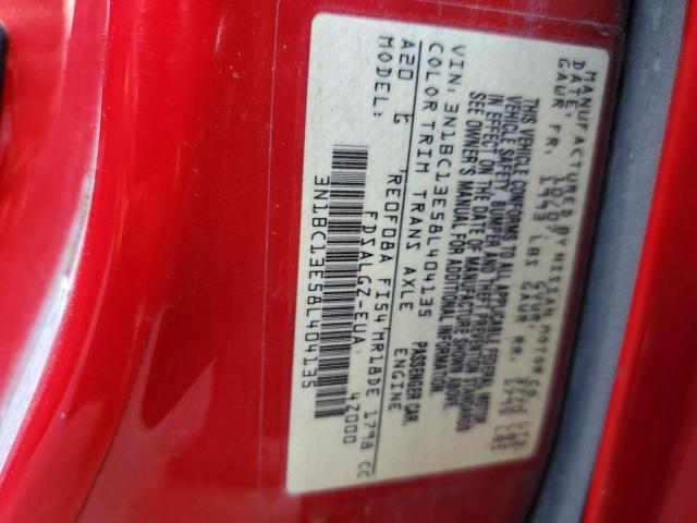 Photo 10 from auction – 2008 NISSAN VERSA S with VIN 3N1BC13E58L404135