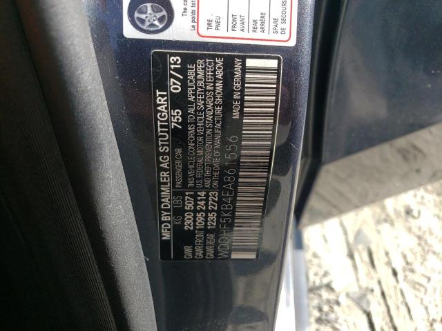 Photo 10 from auction – 2014 MERCEDES-BENZ E 350 with VIN WDDHF5KB4EA861556
