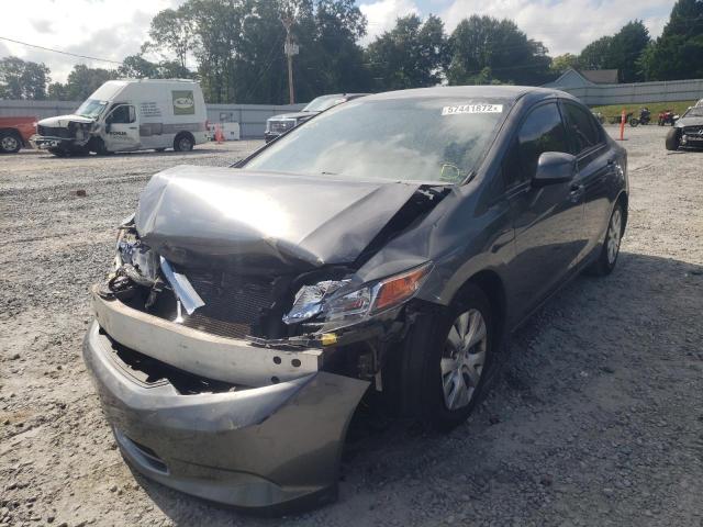 Photo 2 from auction – 2012 HONDA CIVIC LX with VIN 2HGFB2F50CH585439