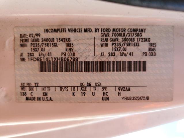 Photo 10 from auction – 1999 FORD ECONOLINE with VIN 1FDRE14L1XHB06788
