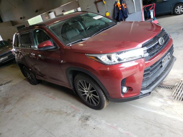 TOYOTA HIGHLANDER 2017 with VIN 5TDJZRFH1HS365744 - Photo from auction