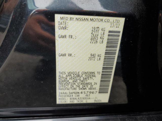 Photo 10 from auction – 2013 NISSAN ALTIMA 2.5 with VIN 1N4AL3AP6DN457967