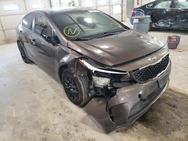 KIA FORTE LX 2017 with VIN 3KPFK4A70HE103753 - Photo from auction