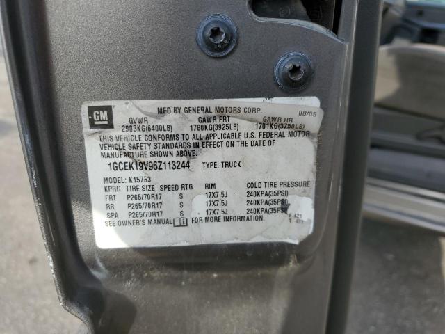 Photo 10 from auction – 2006 CHEVROLET SILVERADO with VIN 1GCEK19V96Z113244