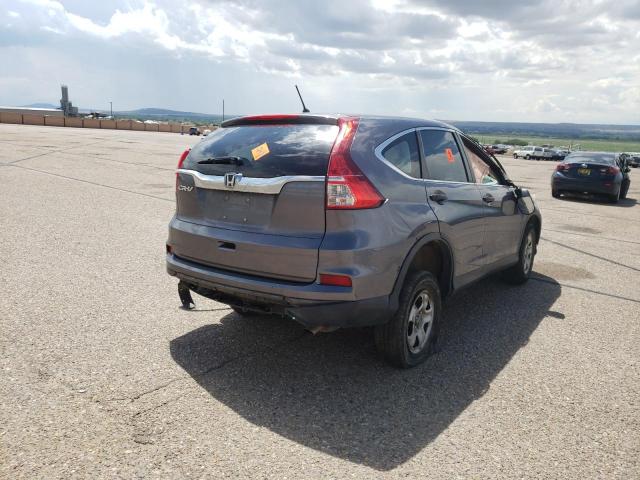 Photo 4 from auction – 2016 HONDA CR-V LX with VIN 2HKRM3H35GH501250