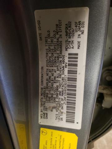 Photo 10 from auction – 2003 LEXUS RX 300 with VIN JTJHF10U830303717
