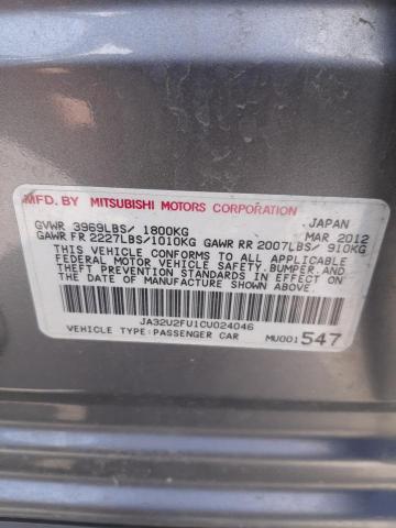 Photo 10 from auction – 2012 MITSUBISHI LANCER ES/ with VIN JA32U2FU1CU024046