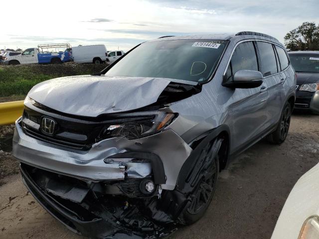 Photo 2 from auction – 2022 HONDA PILOT SE with VIN 5FNYF5H21NB031139