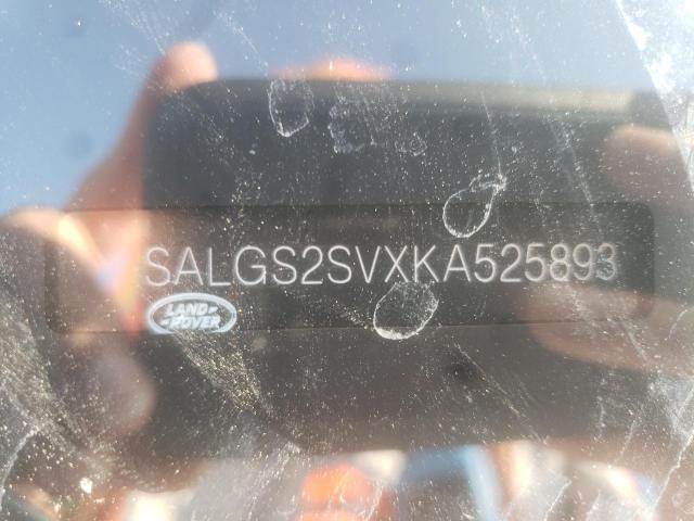 Photo 10 from auction – 2019 LAND ROVER RANGE ROVE with VIN SALGS2SVXKA525893