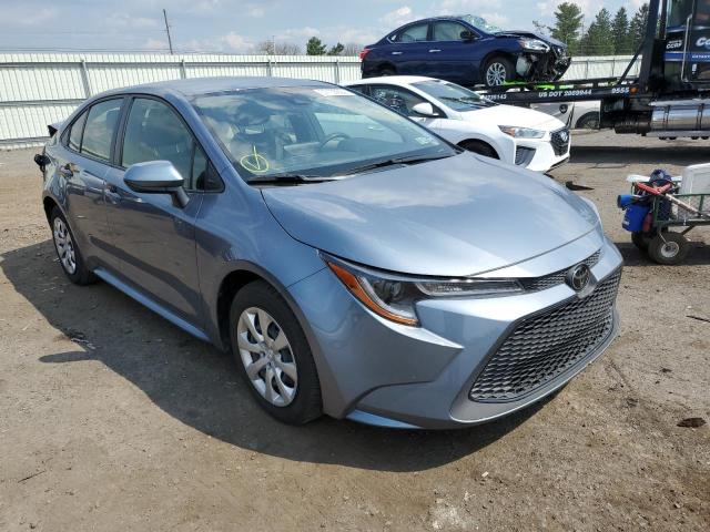 TOYOTA COROLLA LE 2021 with VIN JTDEPMAE6MJ155557 - Photo from auction