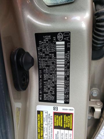 Photo 10 from auction – 2010 TOYOTA COROLLA BA with VIN 2T1BU4EE7AC313501