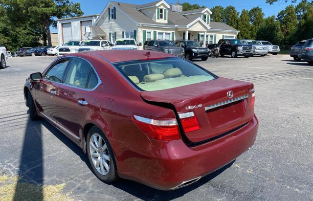 Photo 3 from auction – 2008 LEXUS LS 460 with VIN JTHBL46F585079469
