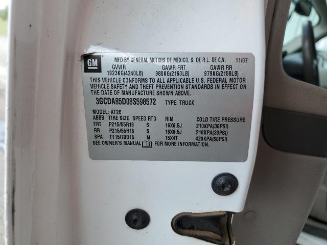 Photo 10 from auction – 2008 CHEVROLET HHR PANEL with VIN 3GCDA85D08S598572
