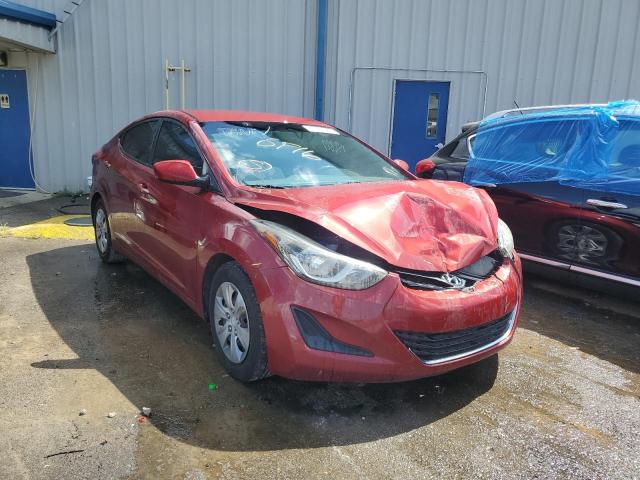 HYUNDAI ELANTRA SE 2016 with VIN 5NPDH4AEXGH700262 - Photo from auction