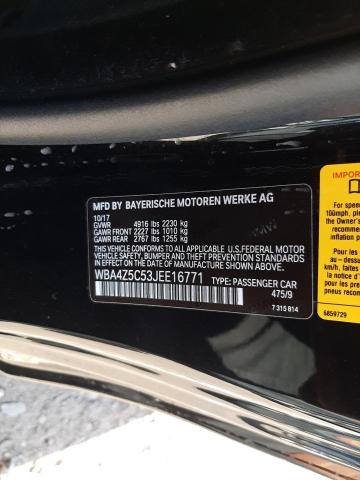 Photo 10 from auction – 2018 BMW 440I with VIN WBA4Z5C53JEE16771