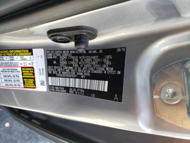 Photo 10 from auction – 2011 TOYOTA SIENNA with VIN 5TDZK3DC4BS076201