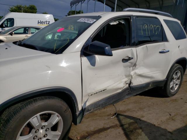 Photo 9 from auction – 2007 GMC ACADIA SLE with VIN 1GKER13757J139236