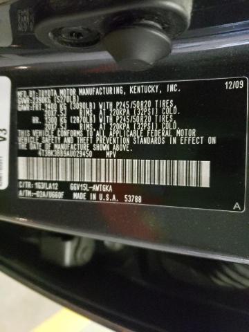 Photo 10 from auction – 2010 TOYOTA VENZA with VIN 4T3BK3BB9AU029450