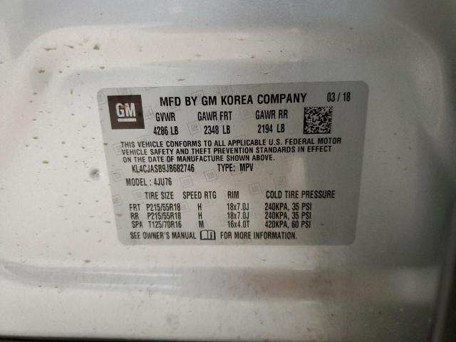 Photo 10 from auction – 2018 BUICK ENCORE PRE with VIN KL4CJASB9JB682746