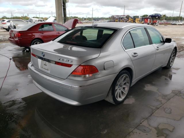 Photo 4 from auction – 2004 BMW 745 LI with VIN WBAGN63524DS54699
