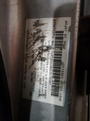 Photo 10 from auction – 2012 MAZDA 3 S with VIN JM1BL1L59C1505871