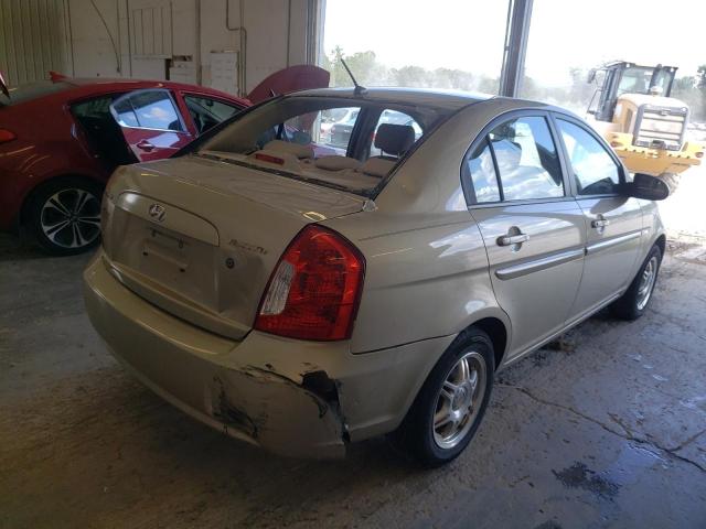 Photo 4 from auction – 2007 HYUNDAI ACCENT GLS with VIN KMHCN46C97U138576