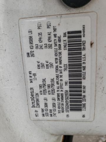 Photo 10 from auction – 2000 DODGE DAKOTA QUA with VIN 1B7GG2AX9YS629550