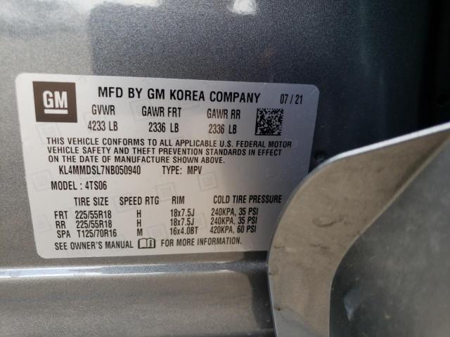 Photo 10 from auction – 2022 BUICK ENCORE GX with VIN KL4MMDSL7NB050940