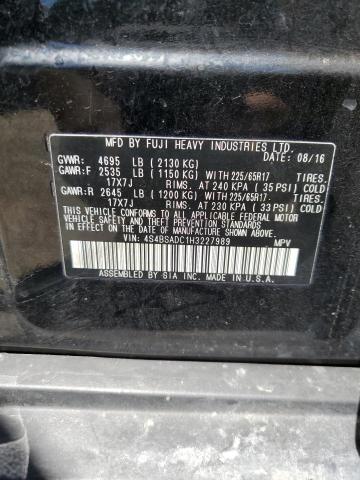 Photo 10 from auction – 2017 SUBARU OUTBACK 2. with VIN 4S4BSADC1H3227989