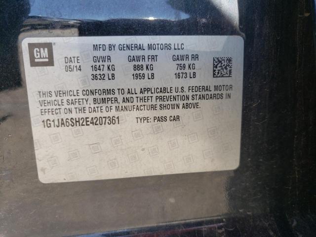 Photo 10 from auction – 2014 CHEVROLET SONIC LS with VIN 1G1JA6SH2E4207361