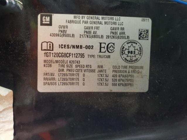 Photo 10 from auction – 2012 GMC SIERRA K25 with VIN 1GT120CG8CF112795