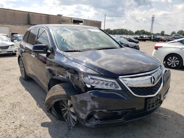 ACURA MDX TECHNO 2016 with VIN 5FRYD4H47GB033142 - Photo from auction