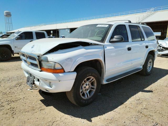 Photo 2 from auction – 2002 DODGE DURANGO SL with VIN 1B4HS58N72F195165