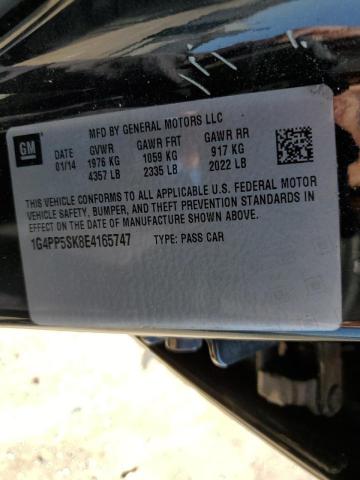 Photo 10 from auction – 2014 BUICK VERANO with VIN 1G4PP5SK8E4165747