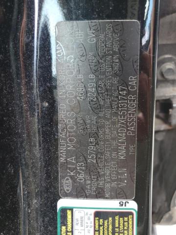 Photo 10 from auction – 2014 KIA CADENZA with VIN KNALN4D7XE5131747