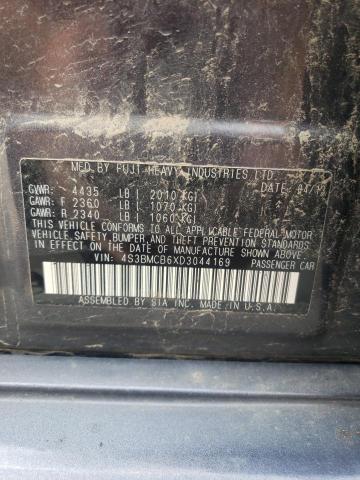 Photo 10 from auction – 2013 SUBARU LEGACY 2.5 with VIN 4S3BMCB6XD3044169