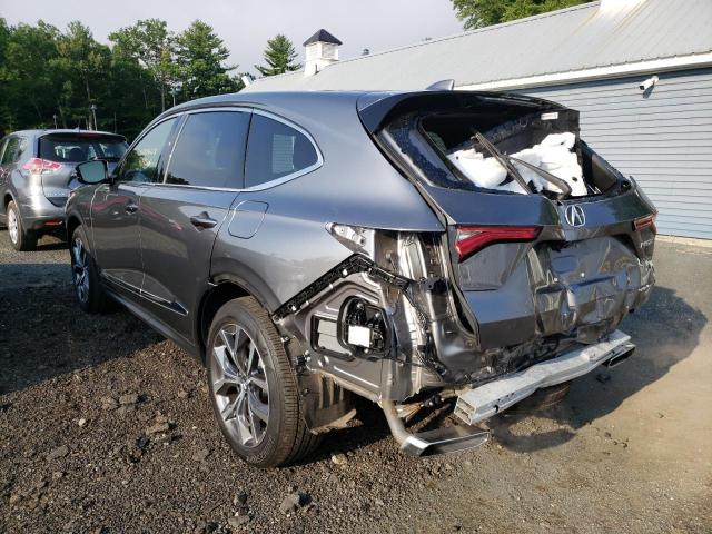 Photo 3 from auction – 2022 ACURA MDX TECHNO with VIN 5J8YE1H48NL021851