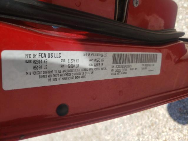 Photo 10 from auction – 2016 DODGE CHARGER SX with VIN 2C3CDXHG1GH118628