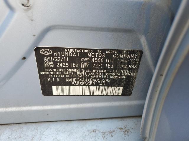 Photo 10 from auction – 2011 HYUNDAI SONATA HYB with VIN KMHEC4A4XBA006399