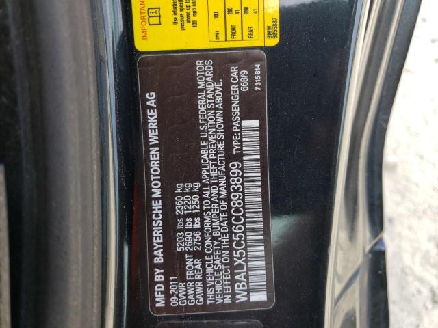 Photo 10 from auction – 2012 BMW 650 XI with VIN WBALX5C56CC893899